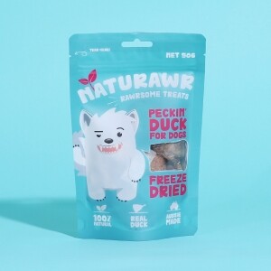 내츄로어 강아지 동결건조 간식 패킨 덕 50g