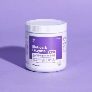 식스스텝 바이오틱스 엔자임 강아지유산균 장건강 면역력 90츄