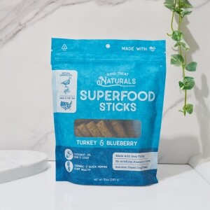 도그트릿 강아지 치석제거 껌 터키 블루베리 덴탈 스틱 283g